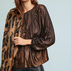 Merry Metallic Blouse by Amadi XS
